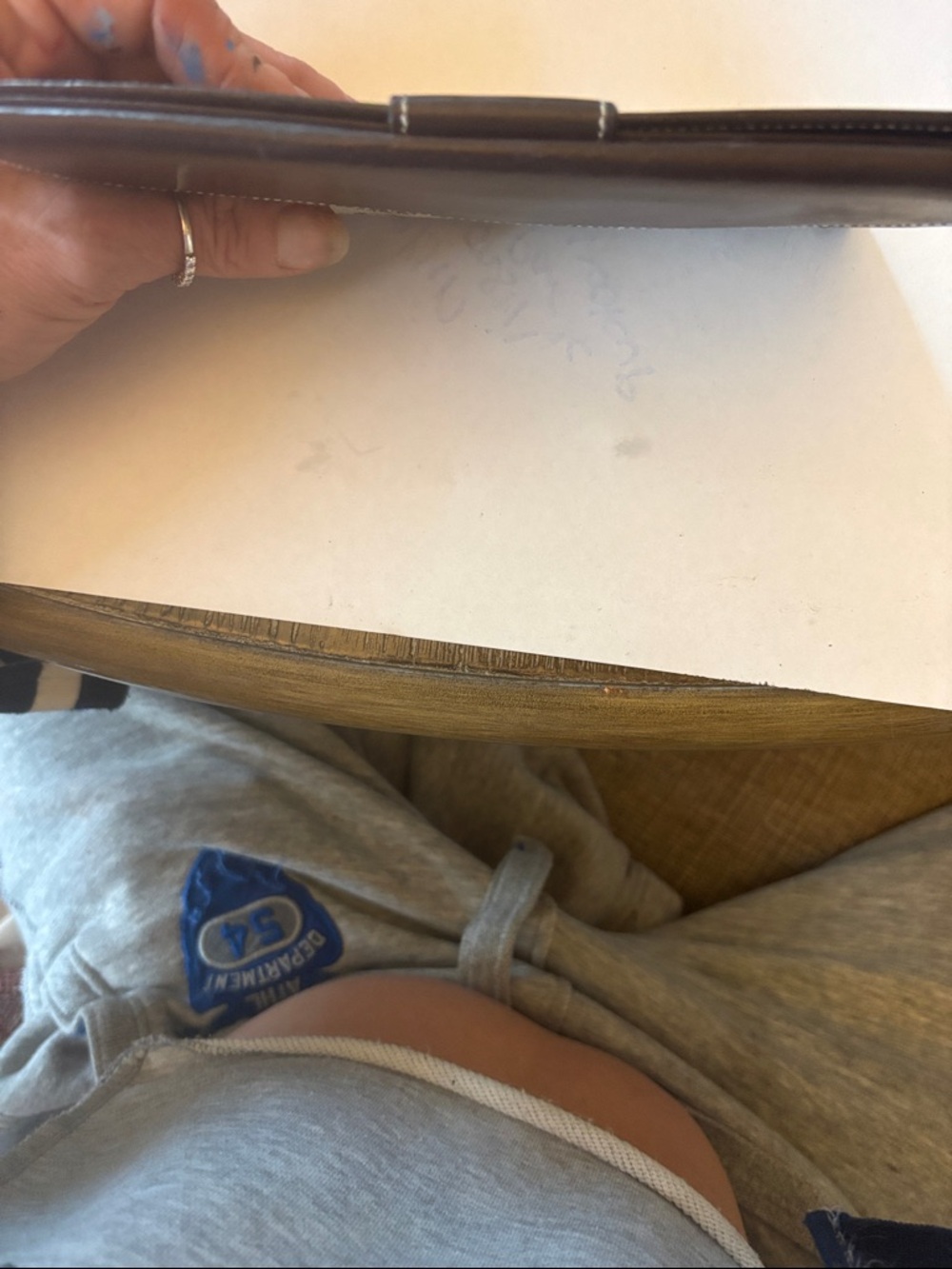 CELINE. Canvas & Leather Monogram Double sided Slim Bifold long wallet Mint - Picture 7 of 15